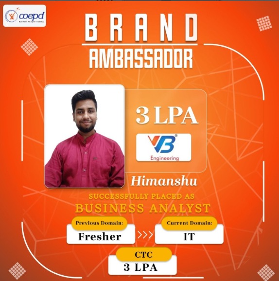 COEPD success story: Himanshu — VB Engineering · 3 LPA